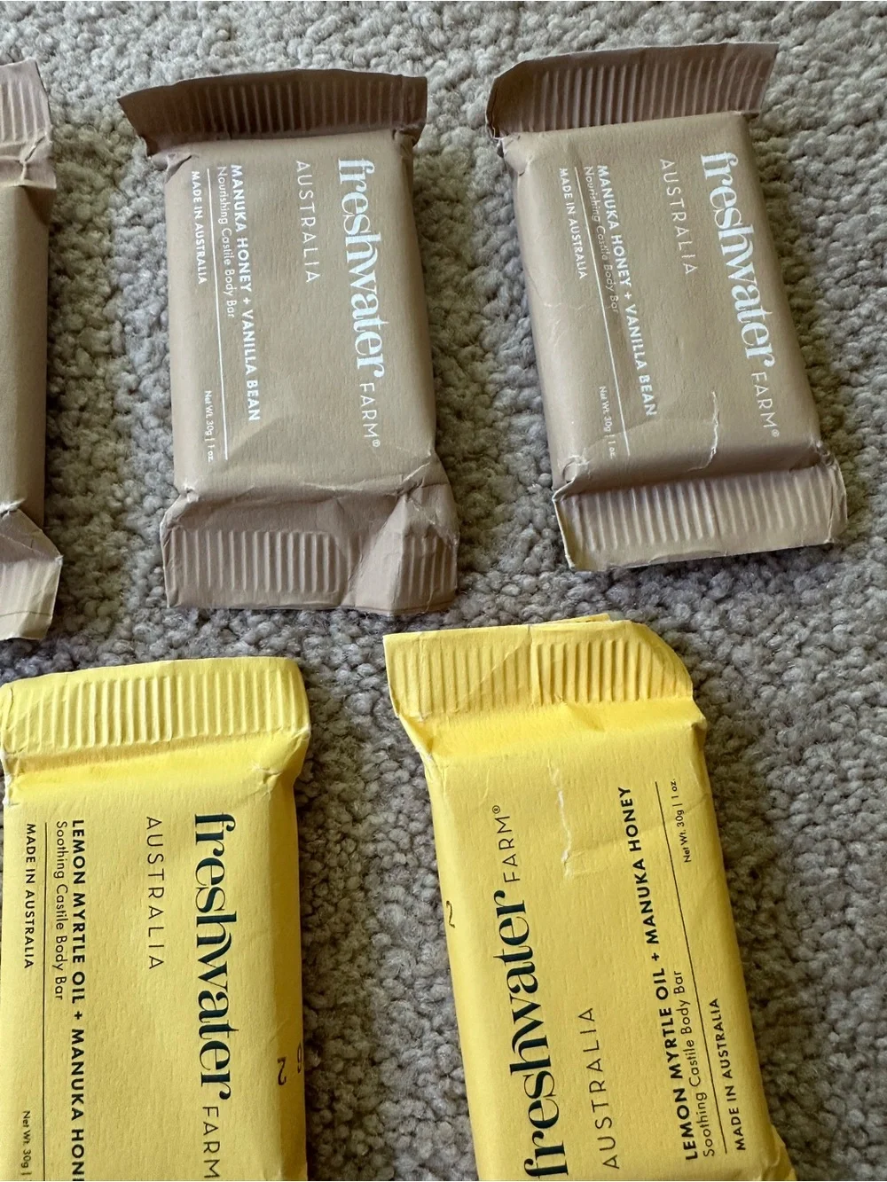 Freshwater Farm Australia Soap Bars - 7 Pack